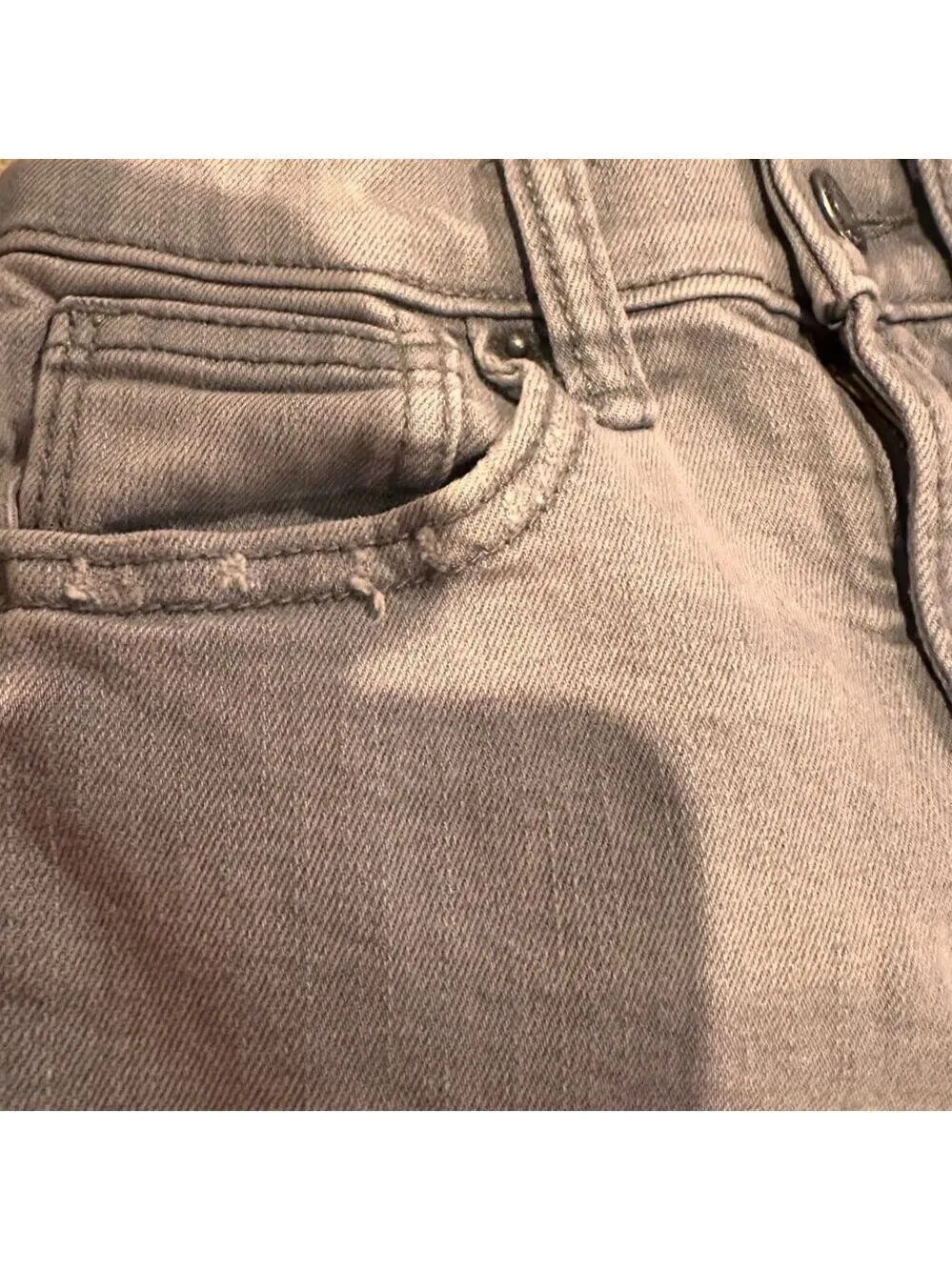 Old Navy Toddler Boys Jeans 5T Gray Karate Indigo Adjustable Waist Built In Flex
